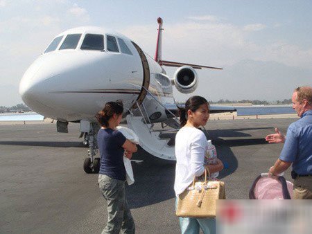 众星豪华私人飞机比拼(组图)